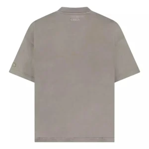 Flaneur Atelier T-shirt Met Rubberen Patch Grijs - Match Laren