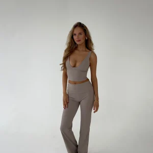 Lamia | Dames Flared Legging – Hoge Taille & Stretch