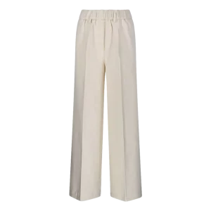 Forte Forte Pantalon Off White - Sisera Laren