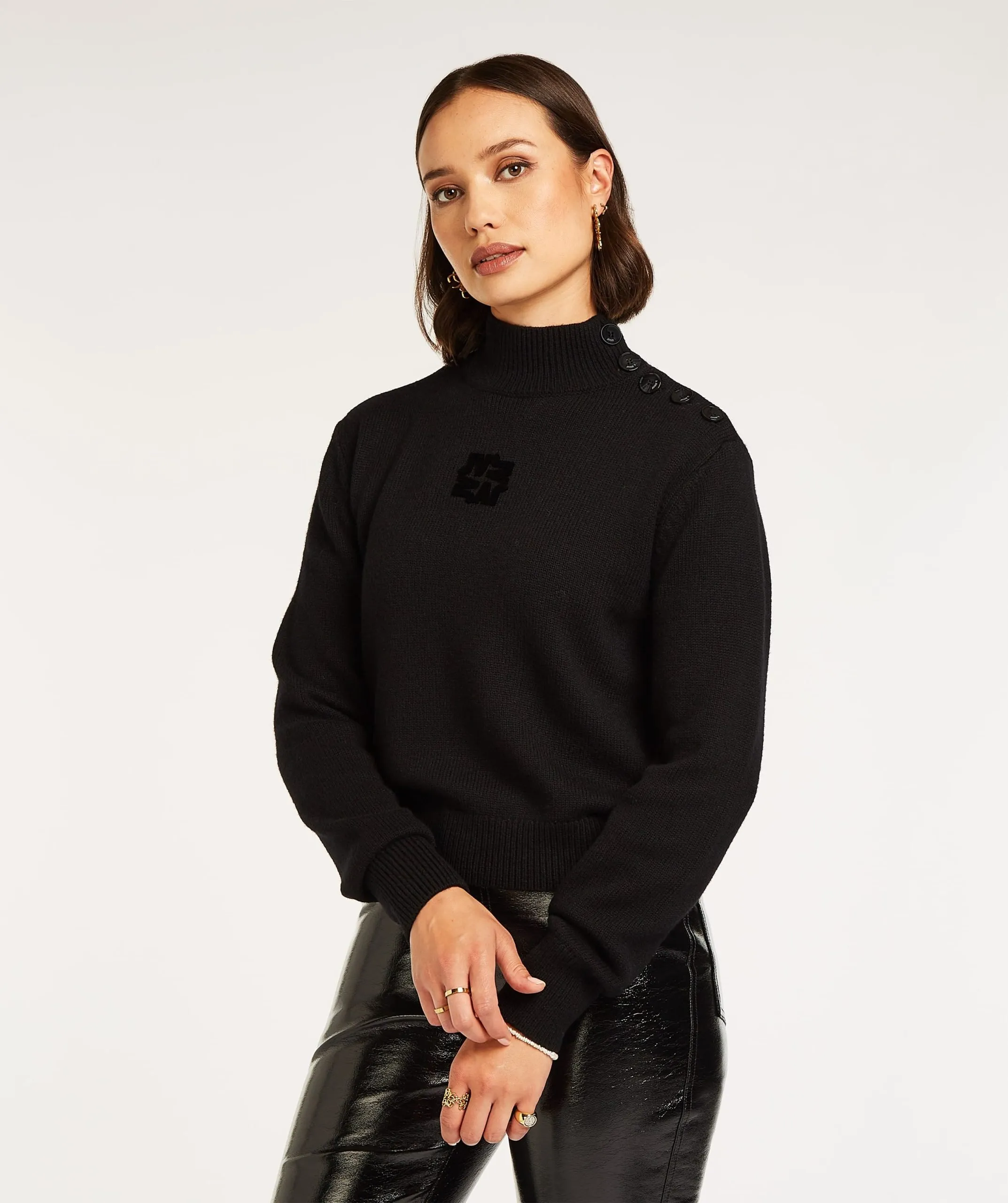 Josh V Pullover Gaby Black - Afbeelding 8
