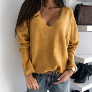 Deana | Modieuze Trui met V-hals voor Dames