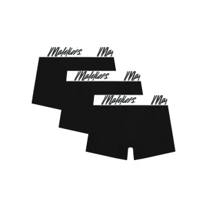 Malelions Junior Boxer 3-Pack | Black