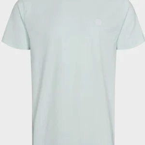 Kronstadt Heren T-shirt Timmi Aqua Blauw Organisch Katoen