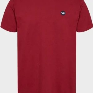 Kronstadt Heren T-shirt Timmi Rood Organisch Katoen