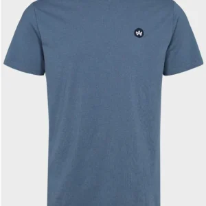 Kronstadt Heren T-shirt Timmi China Blauw Organisch Katoen