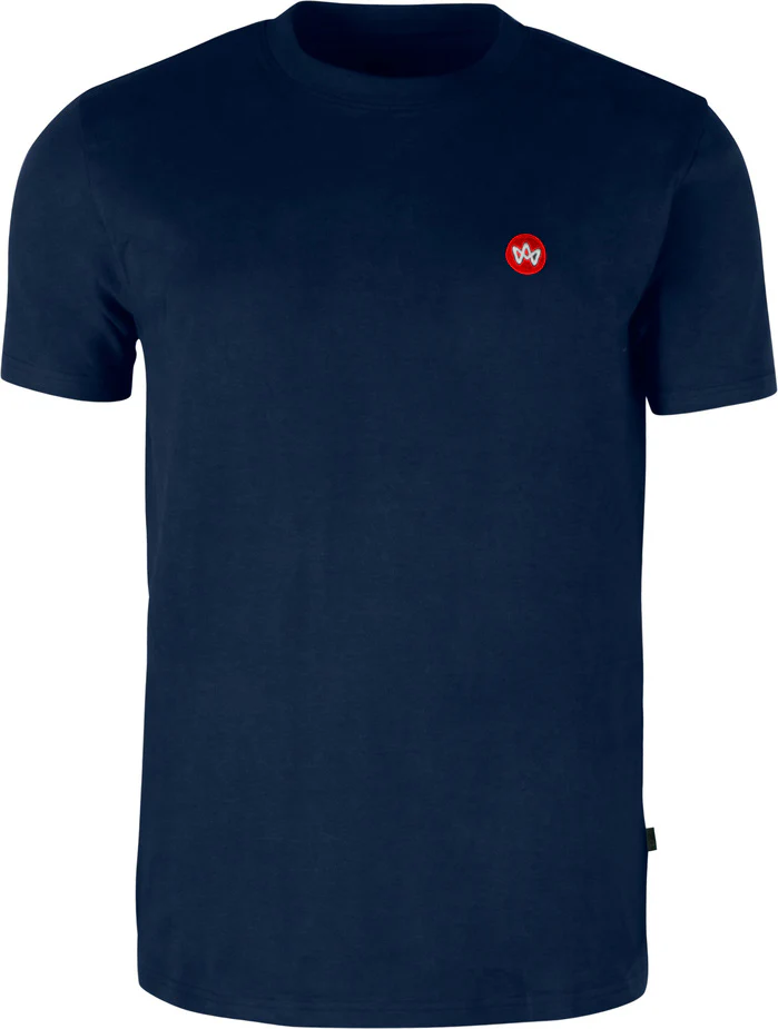 Kronstadt Heren T-shirt Timmi Sky Captain Donkerblauw Organisch Katoen - Afbeelding 2