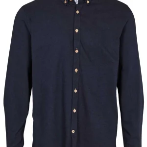Kronstadt Overhemd Johan Diego Navy Flanel