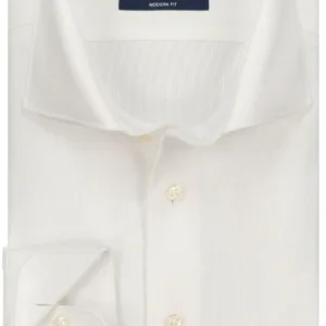 Sleeve7 Heren Overhemd Wit Oxford Modern Fit