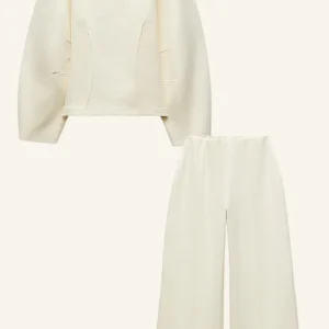 Elina | Chique Dames Lounge Set – Oversized Top & Wijde Broek