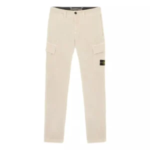 Stone Island 301L1 Skinny Fit Cargobroek Off White - Match Laren