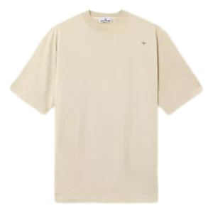 Stone Island Katoenen T-Shirt Zand - Match Laren