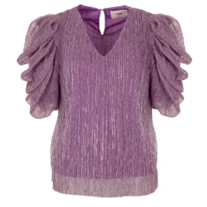 Freebird Thyme Top Plisse Magnolia Pink