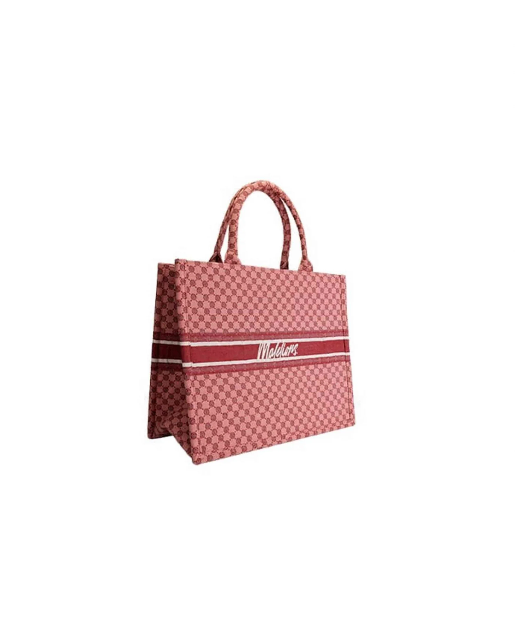 Malelions Women Monogram Tote Bag | Coral - Afbeelding 5
