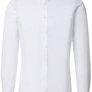 Venti Heren Overhemd Wit Twill Body Fit ML7