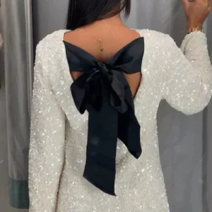 Elmy | Stralende Glam Glitter Cocktail Jurk