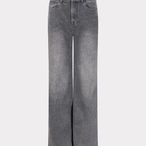 Esqualo Trousers jeans wide leg W25.12709 Grey