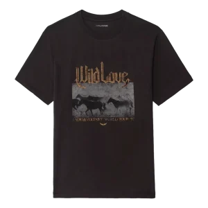 Zadig & Voltaire Edwin T-Shirt Donkerbruin - Match Laren